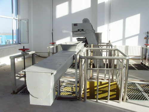 WLS type shaftless screw conveyor